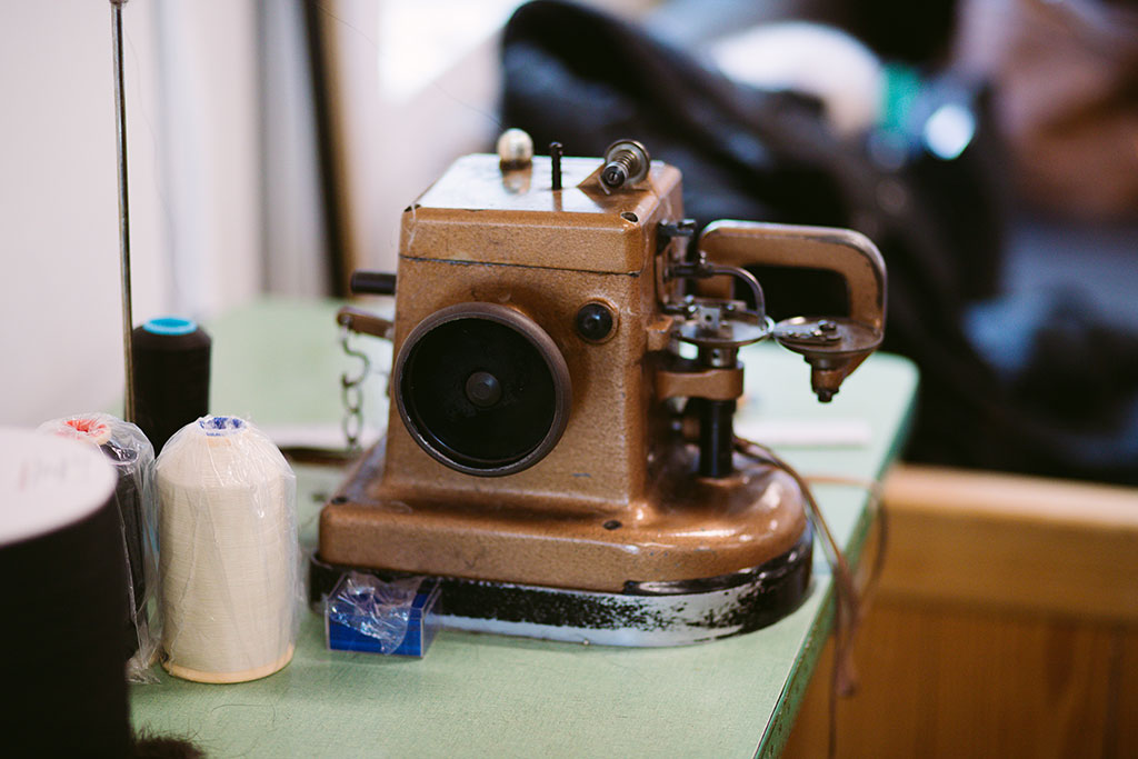 fur sewing machine