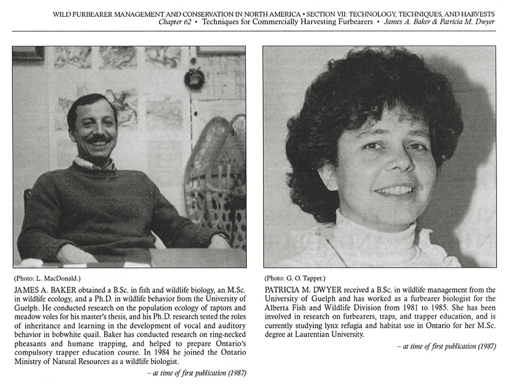 James Baker and Patricia Dwyer