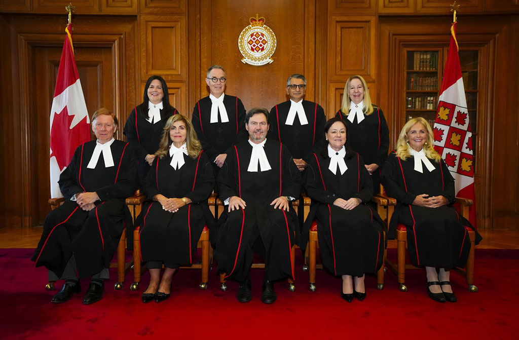 new robes of Supreme Court of Canada
