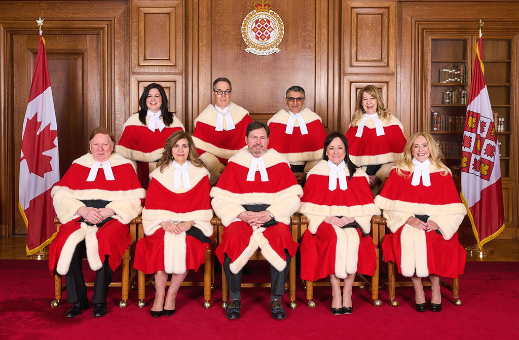 old robes of Supreme Court of Canada