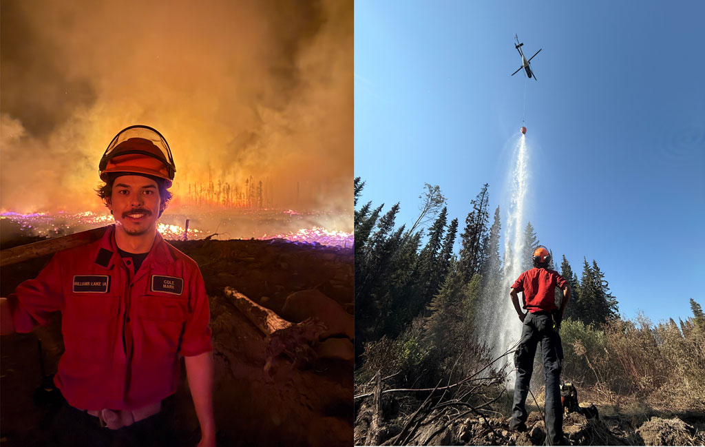 Cole Mark volunteer firefighter