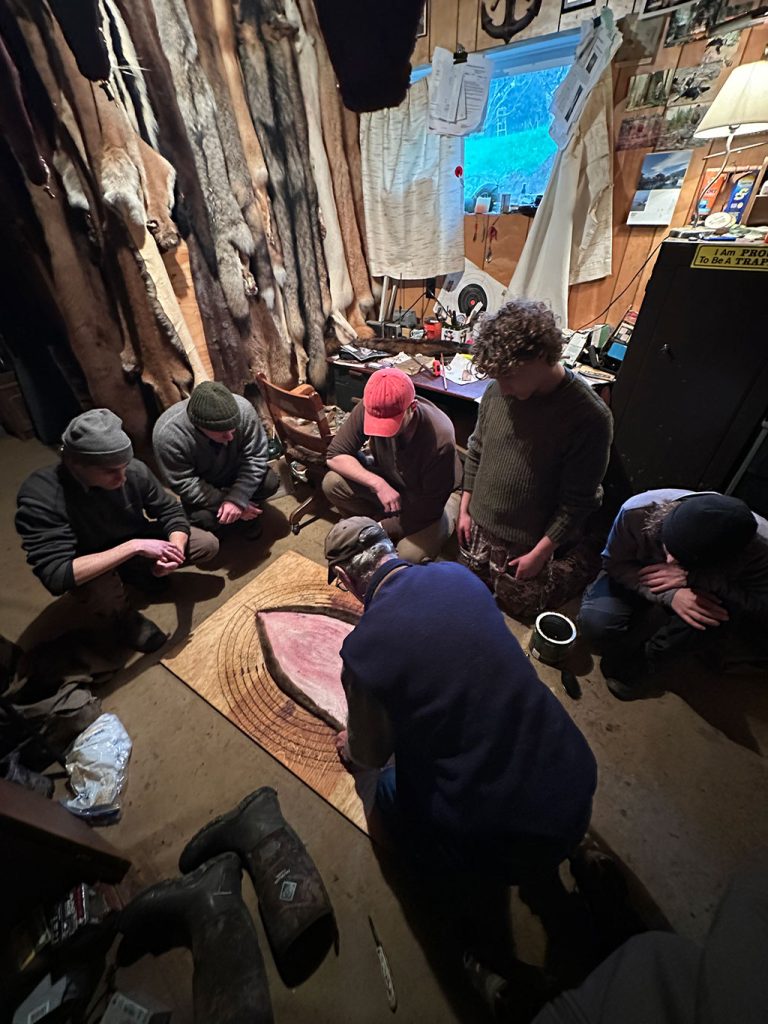 passing on trapping skills