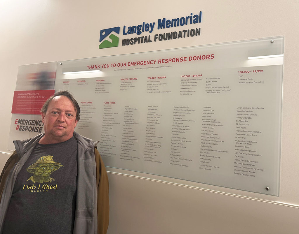 Tim Killey at Langley Memorial